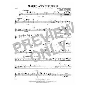 Selections from Beauty and the Beast - Flute